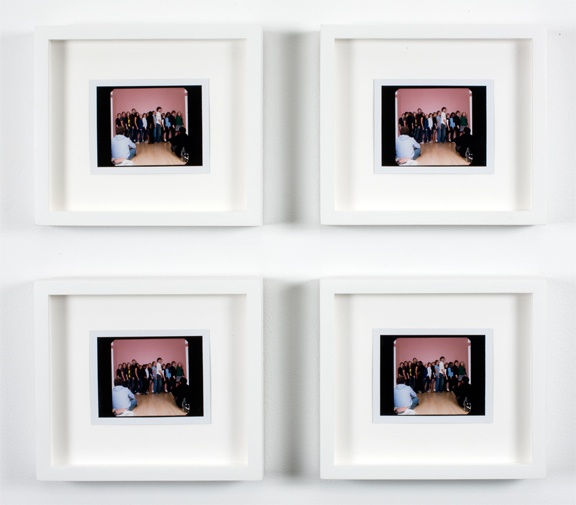 Photographs with an Audience (University of North Carolina, Chapel Hill), 2009 4 Polaroids (dye diffusion transfer prints)