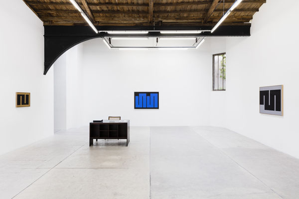 Knifer Julije 2021 Galerie Frank Elbaz Paris Exhibition View Photo Claire Dorn Hd 1