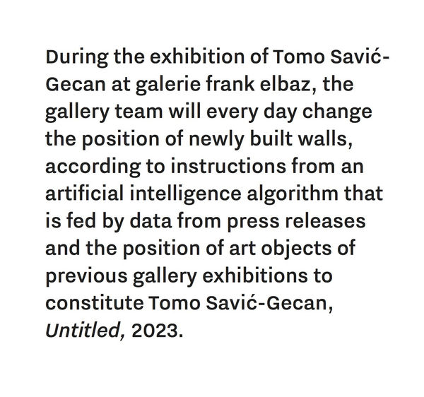 Tomo Savić-Gecan Untitled