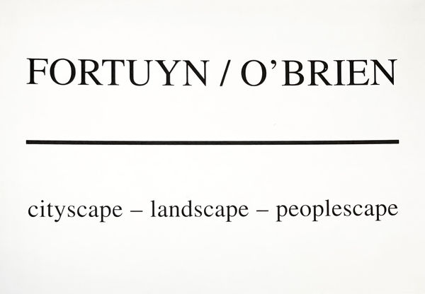 Fortuyn O'Brien cityscape - landscape -peoplescape