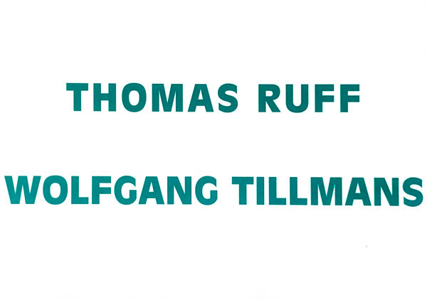 Thomas Ruff, Wolfgang Tillmans