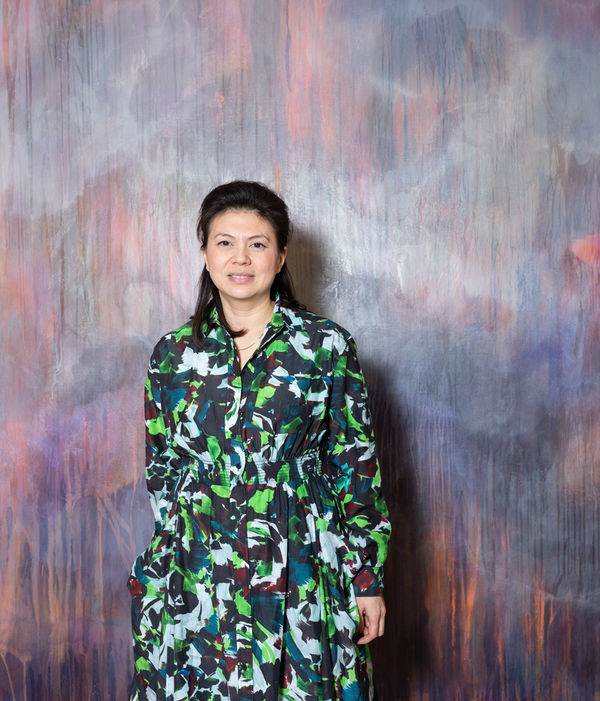 Portrait von Thu-Van Tran, 2023, im Bourse de Commerce - Pinault Collection. © David Atlan