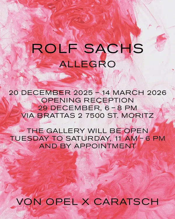 Opening Reception - Rolf Sachs