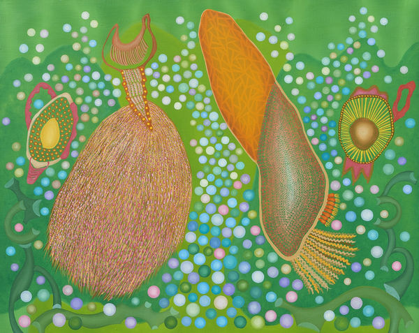 Encounter oil on canvas 72.7 x 90.9cm 2024