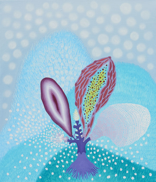 Winter tree oil on canvas 53 x 45.5cm 2024