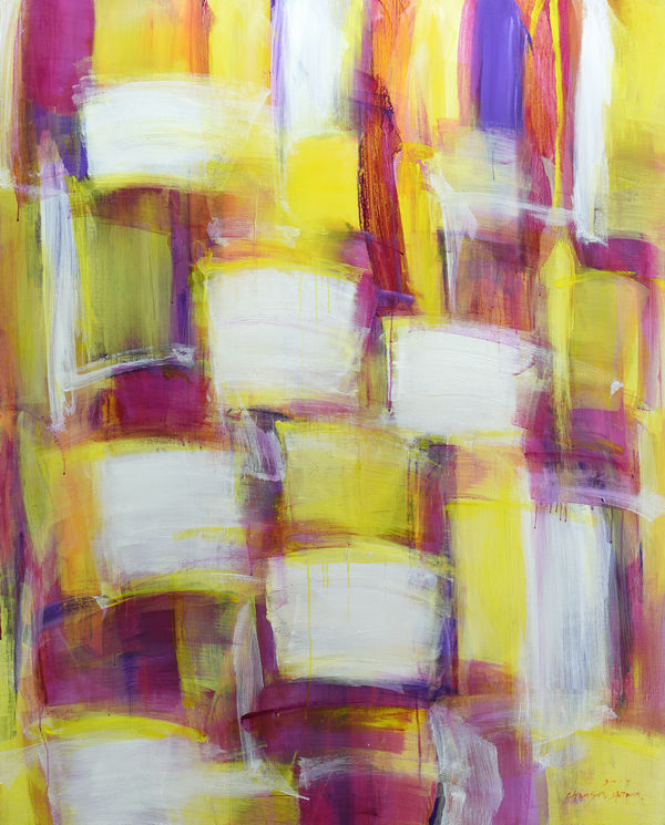 Morning in Granada acrylic on canvas 162 x 130cm 2018