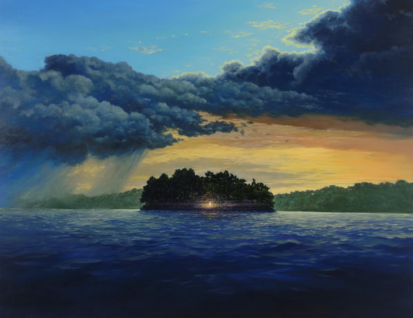 Unknown Artist-Feb 14th 1984 oil on canvas 91 x 116.8cm 2024