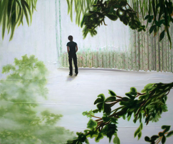 Hotel Paradise oil on canvas 73 x 91cm 2019