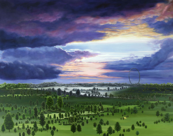 Kassel-zelt oil on canvas 130 x 162cm 2019