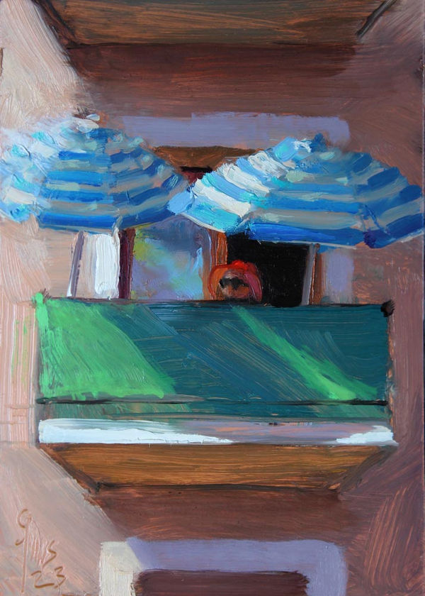 Jannes Koetsier, Balkon met man