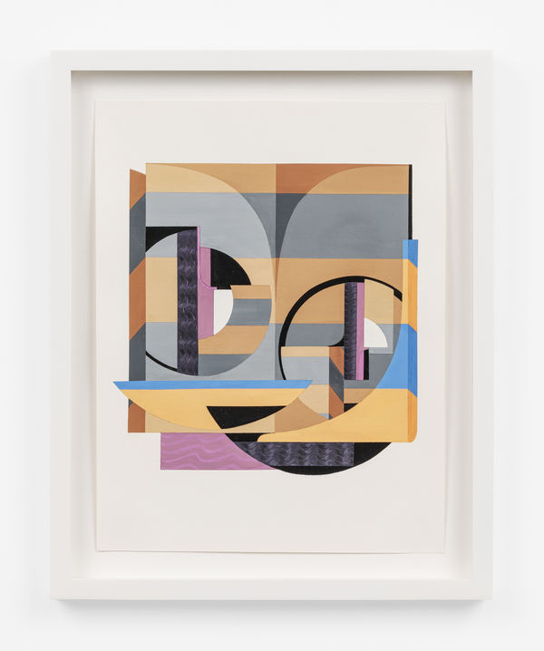 Gianna Commito Untitled, 2023 Casein on paper 14 x 10 inches, framed Photo courtesy of Field Studio Photography