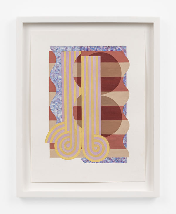 Gianna Commito Untitled, 2023 Casein on paper 19 x 15 inches framed Photo courtesy of Field Studio Photography