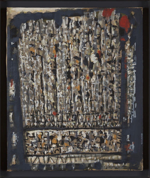 Roger Bissière, Composition grise, 1964