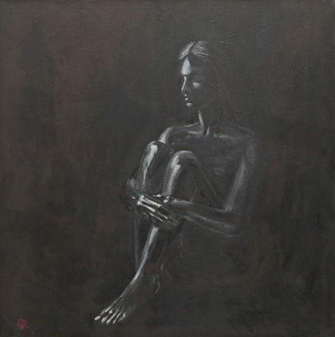 Reem Al Askari Clarity, 2025 Oil on canvas 100 x 100 cm