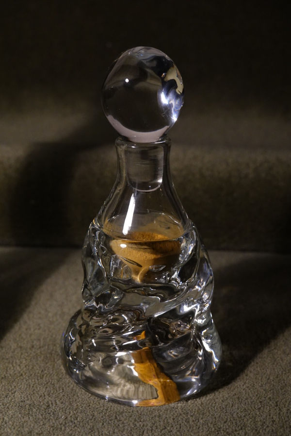 Amena Al-Yousef Archived Fragments, 2025 Hand Blown Glass with natural stone pigments Various sizes