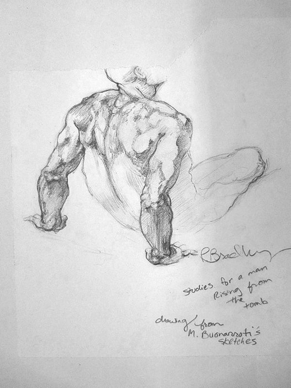 Drawing from a Michelangelo Sketchbook