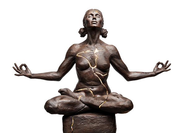 Expansion, Bronze, Electricity, Lighted, Metamorphosis, Female