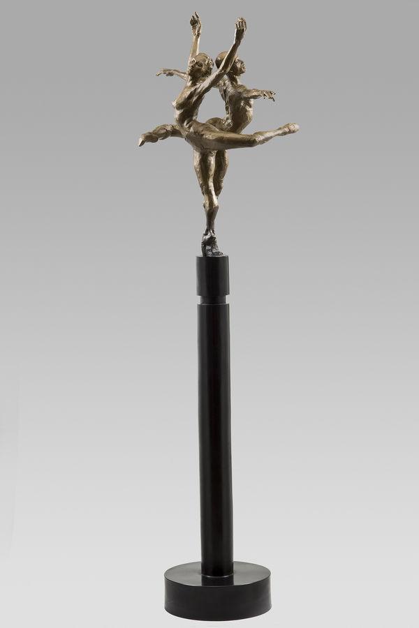Harmony Column, Bronze, Dancer, Column, Female, Male, Ballet