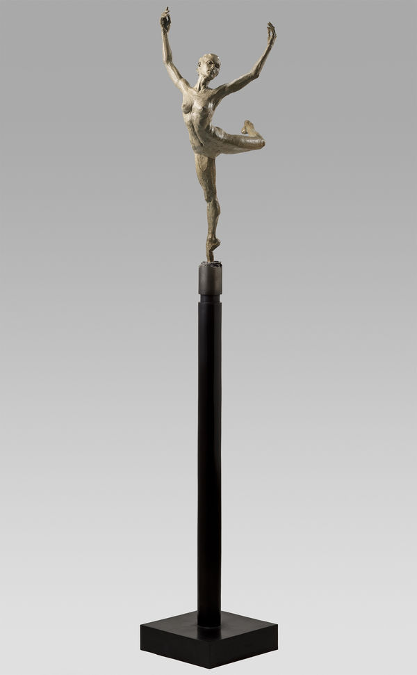 Melody Column, Bronze, Dancer, Column, Female