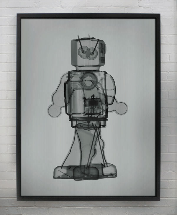 Robot - Black and White, 2022 35 x 26 1/2 in., Ed. 25 47 x 35 in., Ed. 10