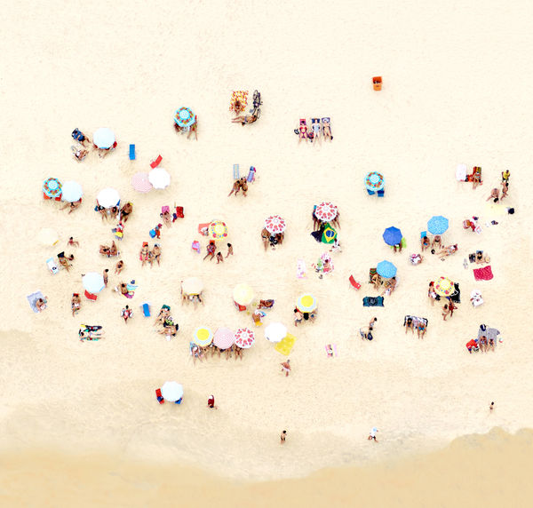 sunbathers of copacabana ii, 2016 20x 21 in. , Ed. 7 & 3AP 30 x 31 1/2 in. , Ed. 7 & 3AP 41 x 43 in., Ed. 7 & 3AP 55 x 58 in., Ed. 7 & 3AP