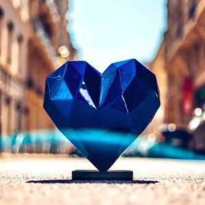 Heart 12 ½ x 13 ½ x 5 ½ in., Ed. 50 31 ½ x 33 ½ x 13 ¾ in., Ed. 8 59 x 63 x 26 in., Ed. 8