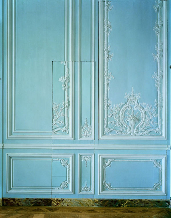 Boiserie by the Brothers Rousseau, Cabinet intérieur de Madame Victoire (56a) CCE.01.054, Corps Central - R.d.C, Versailles, 1985 50 x 40 in., Ed. 10 60 x 50 in., Ed. 10