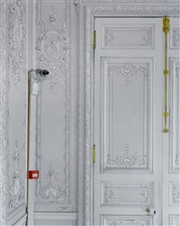 Security camera and boiserie detail, Grand cabinet de Madame Victoire, (54) CCE.01.052, Corps Central - R.d.C, Château de Versailles, Versailles, France Illustrated Parcours Vol.2 p. 180), 2005 50 x 40 in., Ed. 10 60 x 50 in., Ed. 10