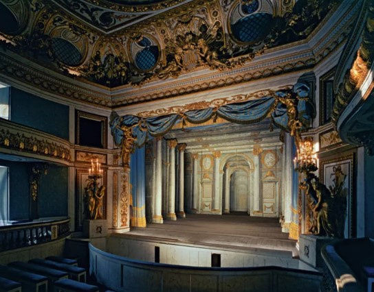 Théatre de la reine Marie Antoinette, Petit Trianon, Château de Versaille, 1988 40 x 50 in., Ed. 10 50 x 60 in., Ed. 10