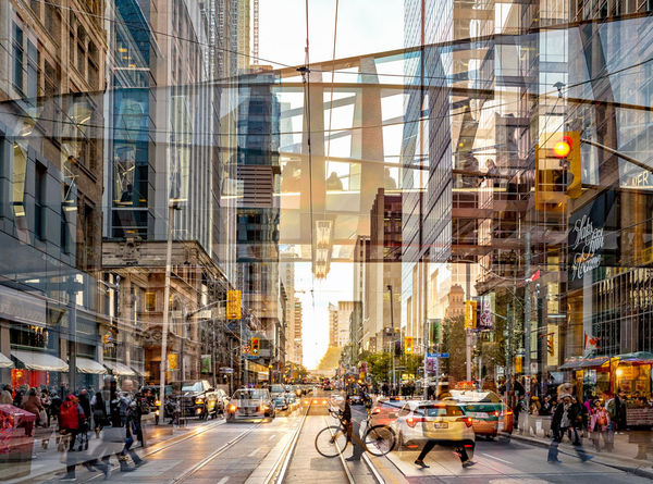 Queen Street (Toronto, Canada), 2017 40 x 60 in., Ed. 5 48 x 72 in., Ed. 1