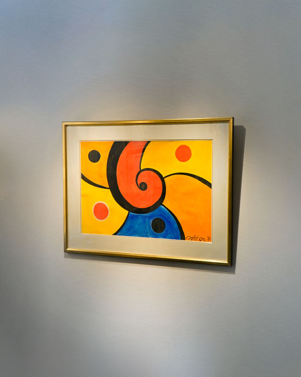 ALEXANDER CALDER Untitled, 1971 Gouache et encre sur papier / Gouache and ink on paper 29 ¼ × 43 in.