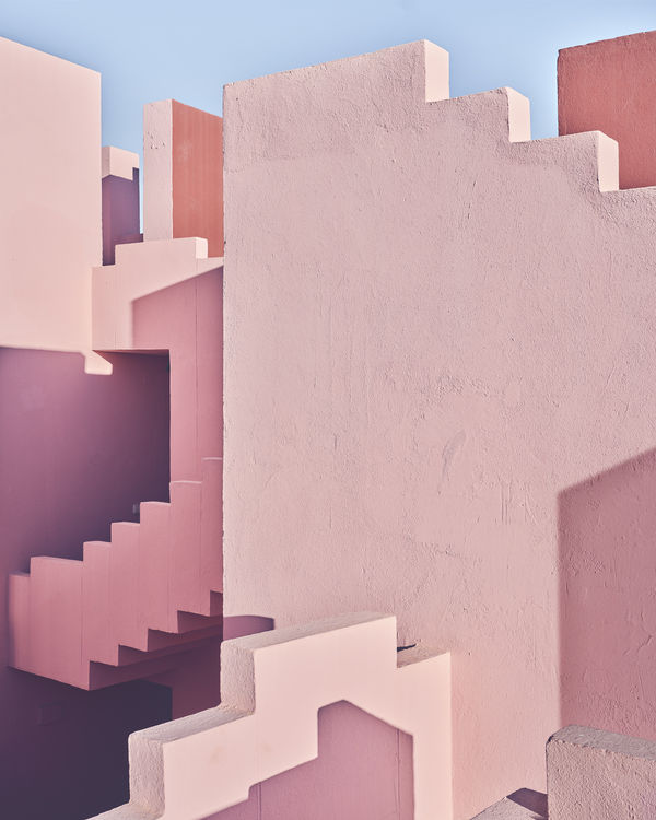 Pink Stairs, Calpe, Spain, 2023 26 x 21 in., Ed. 7 & 2AP 40 x 32 in., Ed. 7 & 2AP 55 x 44 in., Ed. 10 & 2AP 73 1/2 x 59 in., Ed. 5 & 2AP