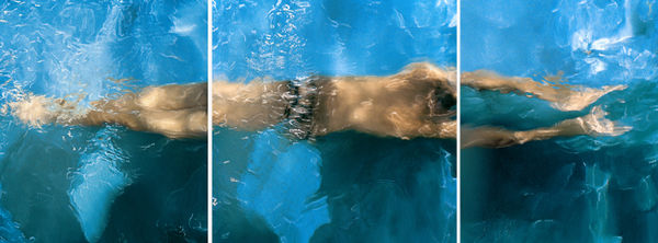 Jet Lag (Triptych), 2002 30 x 116 in., Ed. 15