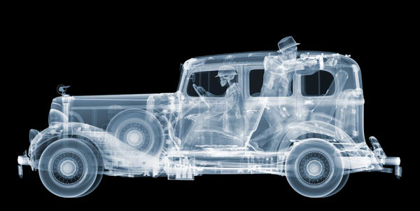 1930’s Pontiac with Gangsters, 2016 21 x 42 1/2 in., Ed. 25 36 1/2 x 65 1/2 in., Ed. 15 42 1/2 x 85 in., Ed. 9