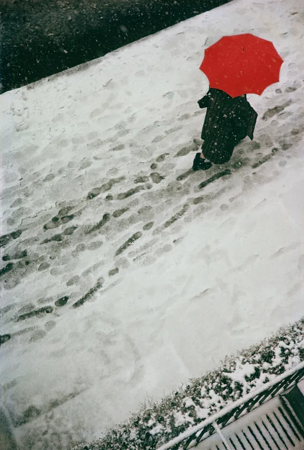 Saul Leiter, Footprints, c.1950