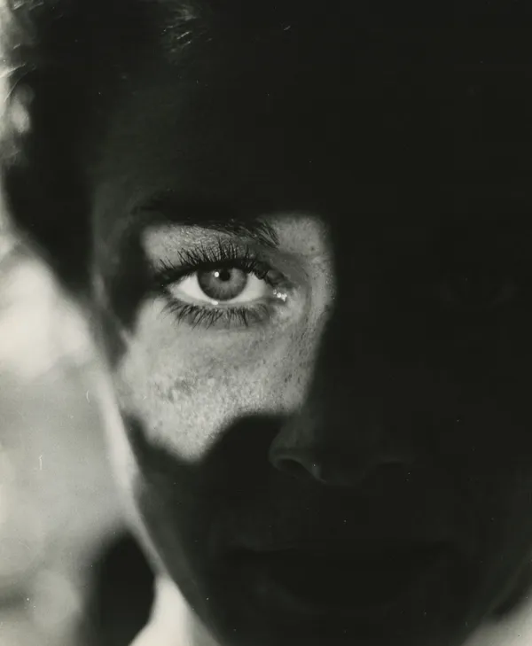 Frances McLaughlin-Gill, Untitled (woman's face with eye highlighted), c.1950s
