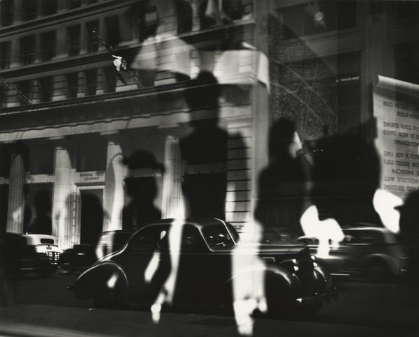 Lisette Model, Reflections, Rockefeller Center, New York, c.1945