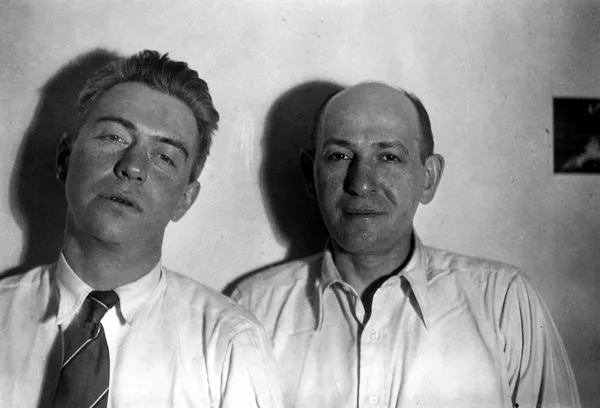Walker Evans, Hart Crane and unidentified man, c. 1929