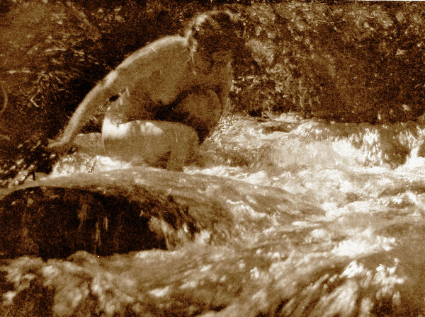 Anne Brigman, The Brook, 1909