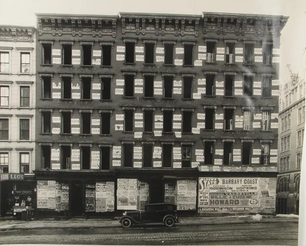 Peter Sekaer, Election posters, 10th Avenue, New York, 1935