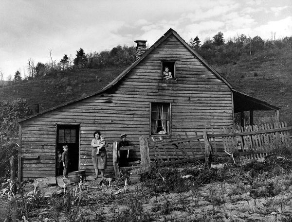 Arthur Rothstein, Home of Family Which is to be Moved to Shenendoah National Park Homesteads, VA, c.1935