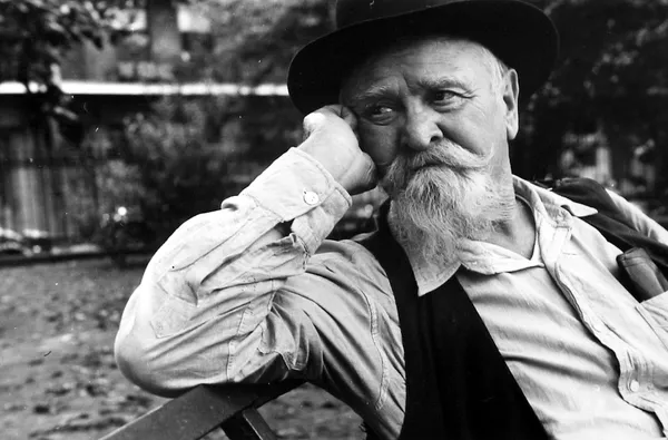 Ben Shahn, An Old Sailor in Jackson Square, New Orleans, Louisiana, 1935