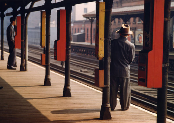 Esther Bubley, Man on Platform, c.1951, Man on Platform, c.1951