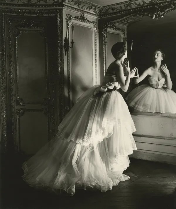 Louise Dahl-Wolfe, Dior Ballgown, Paris, 1950
