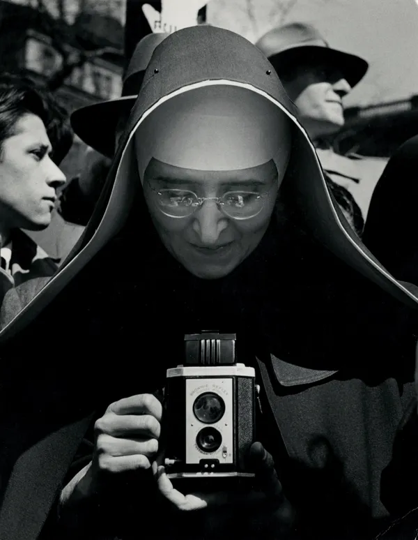 Erika Stone, Nun at Parade, N.Y.C., 1940s