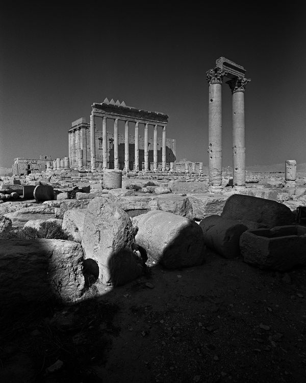 Don McCullin, The Columns of the Temple Shrine, Palmyra, Syria, c.2006-09