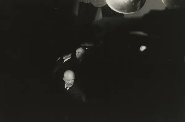 Garry Winogrand, Dwight Eisenhower - Richard Nixon Press Conference, c.1955