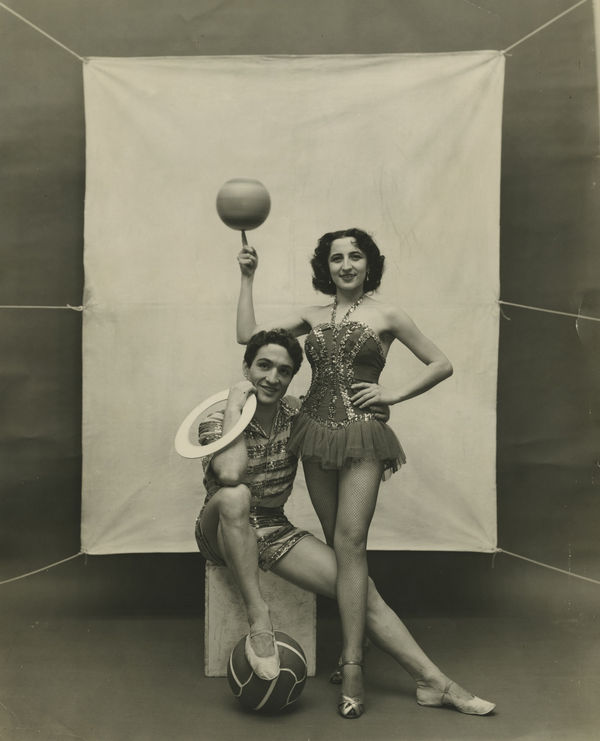 Leslie Gill, Francis Brun and Sister, NYC, 1950