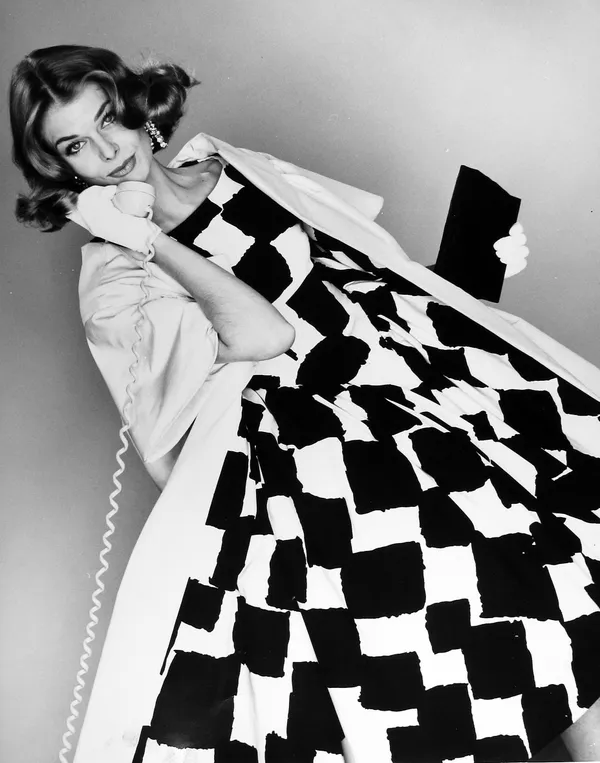 Frances McLaughlin-Gill, Unknown model for Glamour Magazine, NYC, 1960