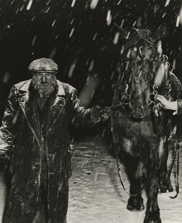 Weegee, Incident in the Snowstorm, 1948